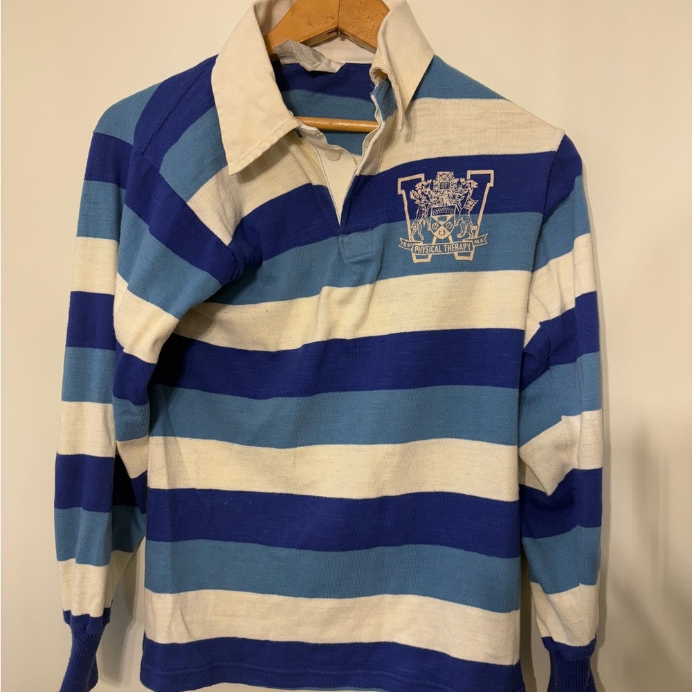 Super rare vintage Western University Rugby shirt physical therapy program med